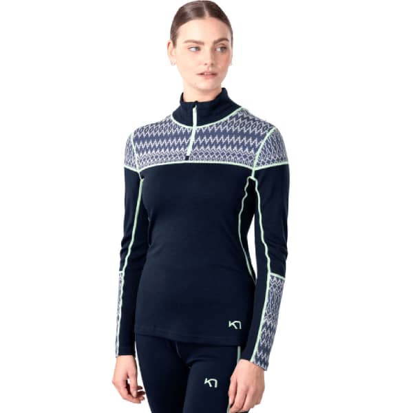 T-shirt thermique KARI TRAA SARA HZ ROYAL