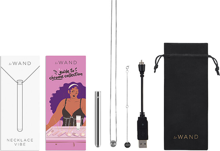 Le Wand LE WAND - VIBRATING NECKLACE SILVER Zilver