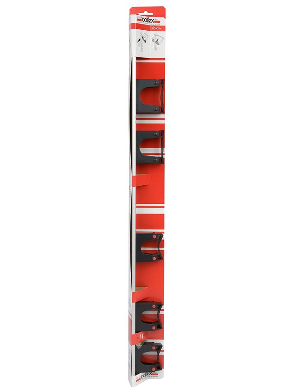 Wandschiene 90 cm mit Toolflex Gerätehalter schwarz
