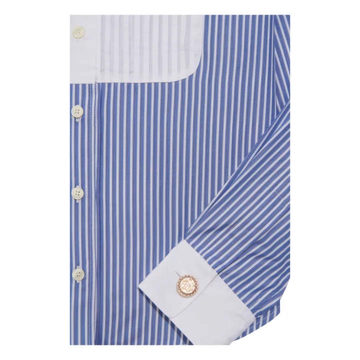 Tressé Chemise Cari Rayures | Bleu