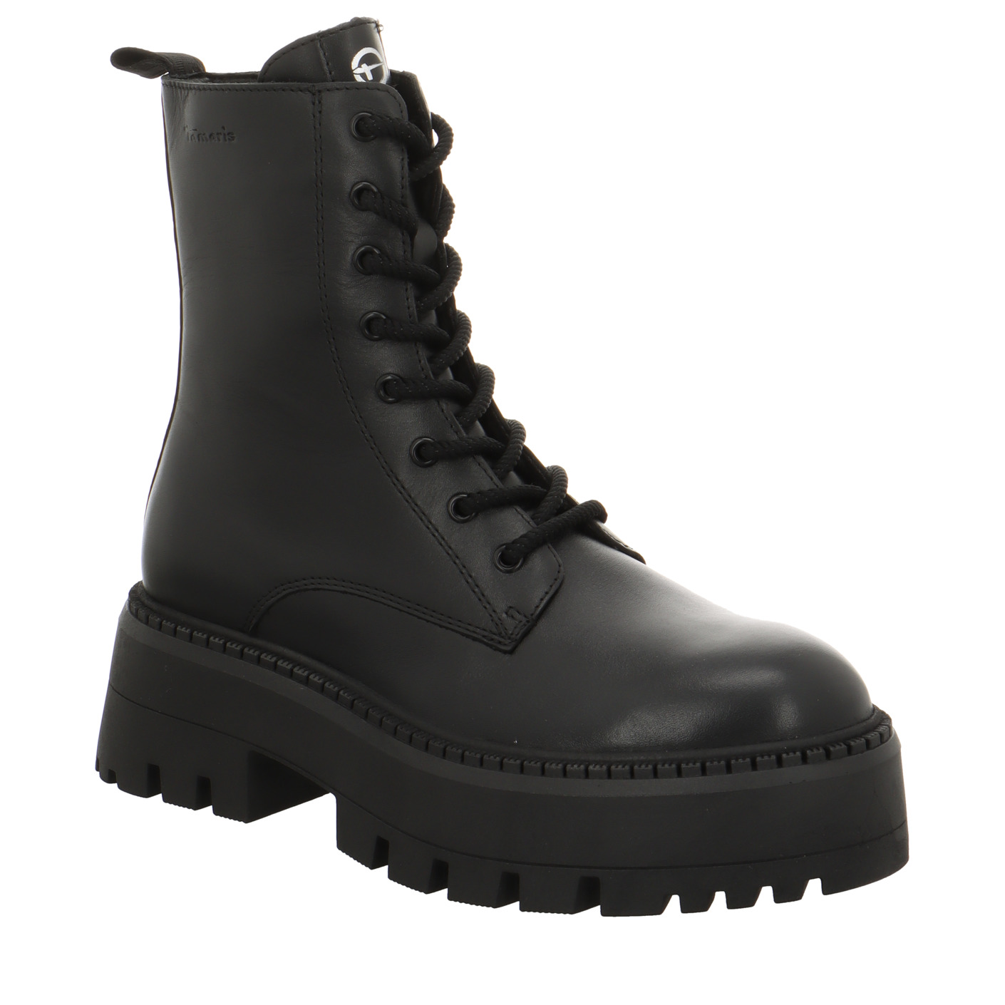 Schnürboots schwarz