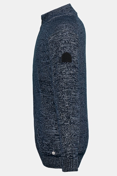 Troyer, Strick, Stehkragen, Zipper