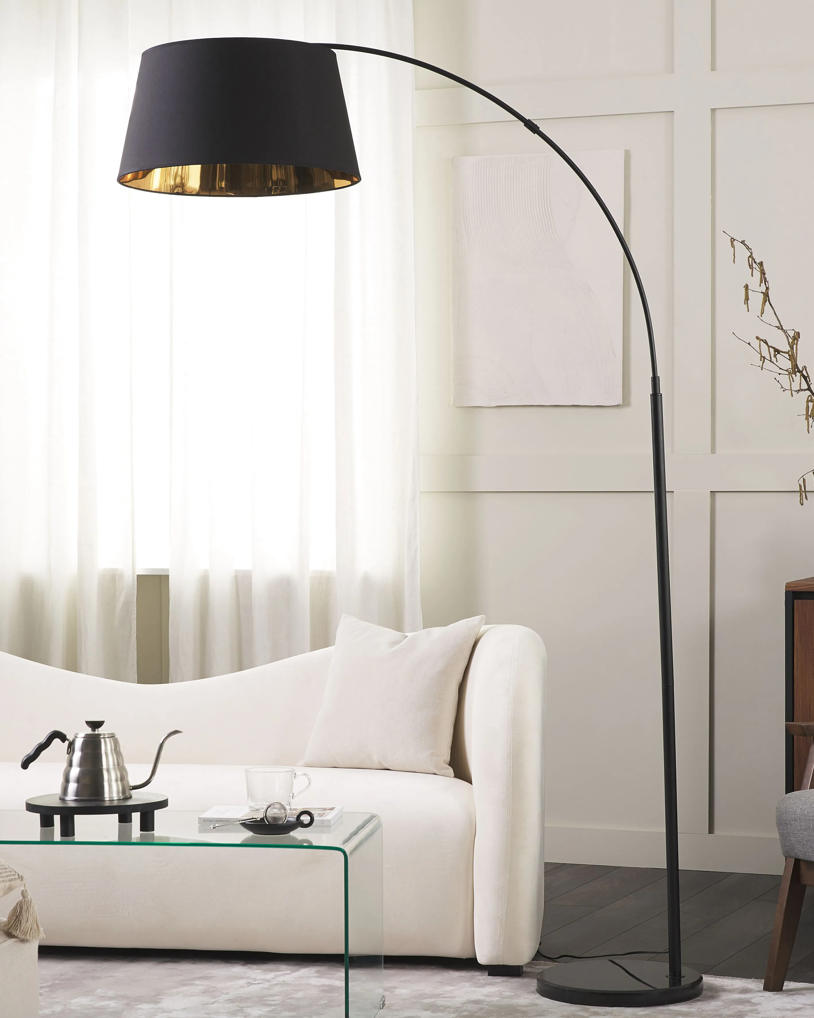 Staande lamp YABUS Metaal Zwart