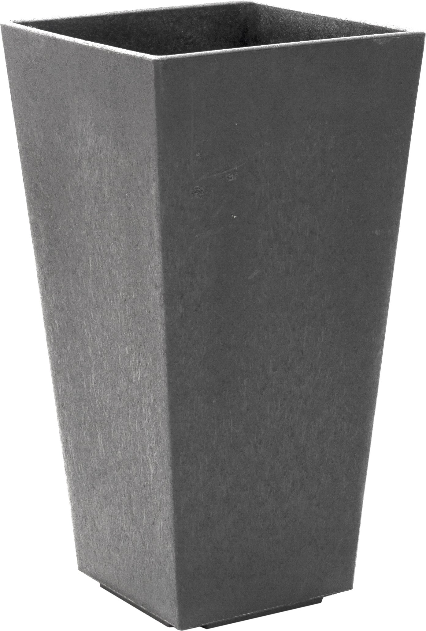 Tierra Verde bloempot Sonata antraciet 26 x 26 x 50 cm