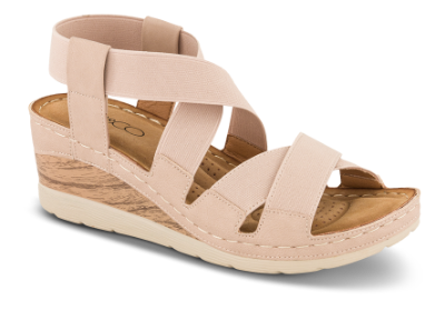 B&CO Damesandal med hæl Beige 4213102180