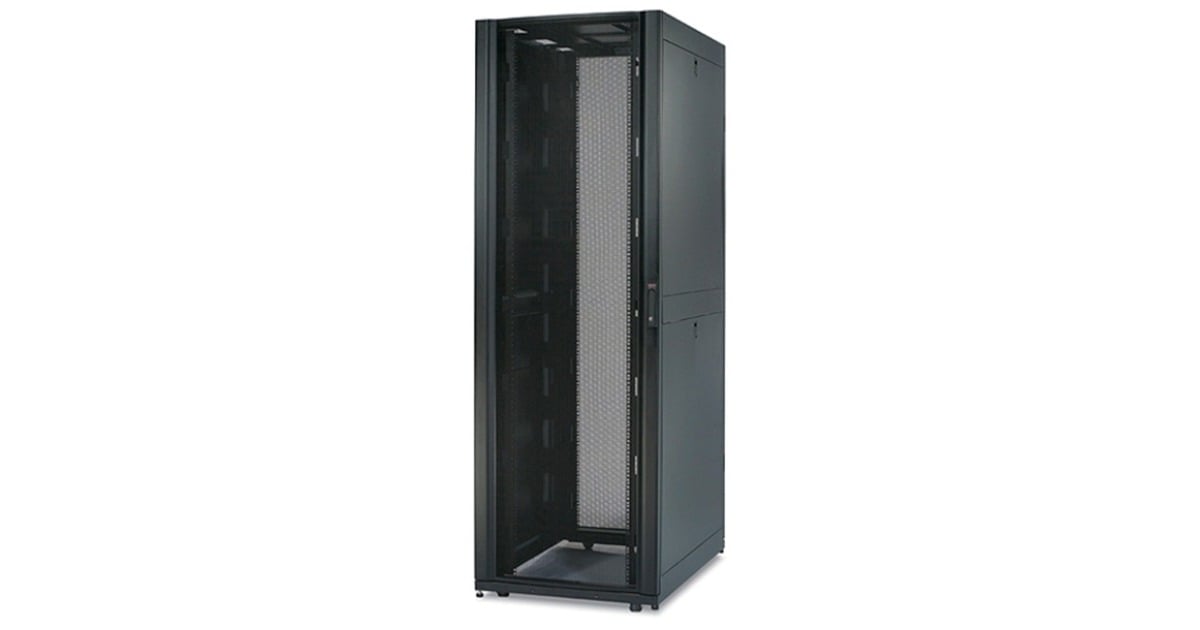 APCNetShelter SX 48U met zijpanelen, breed server rack  (Zwart, 750 x 1070 x 2258mm)