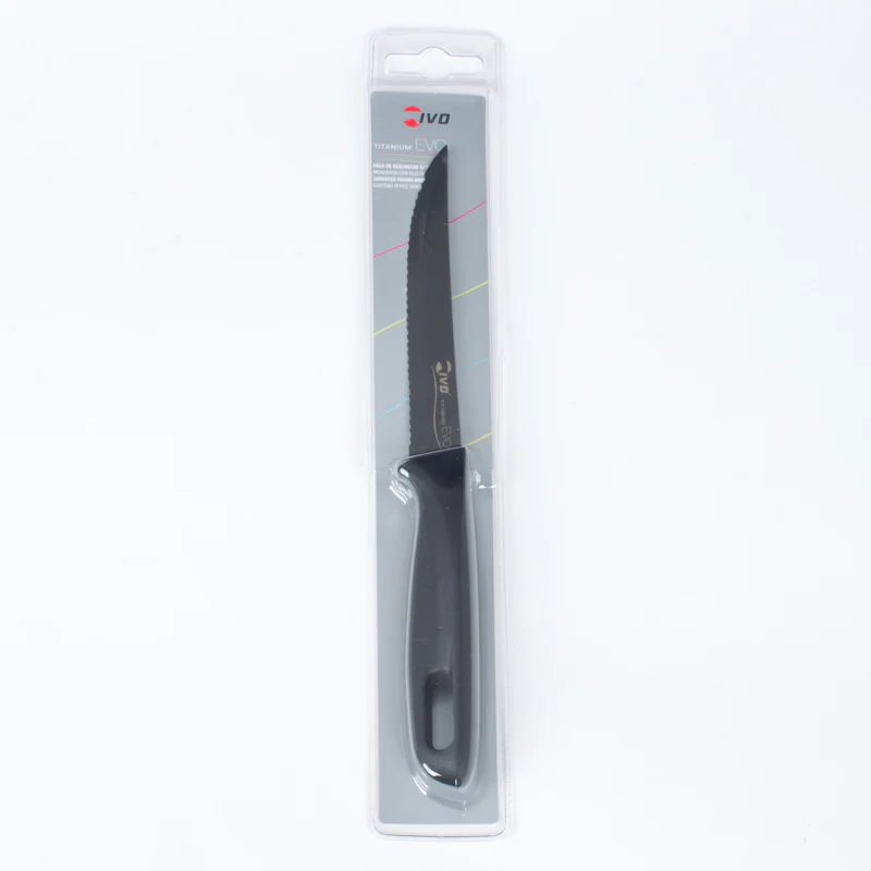 Couteau à steak titanium avec lame de 11.5 cm Table passion