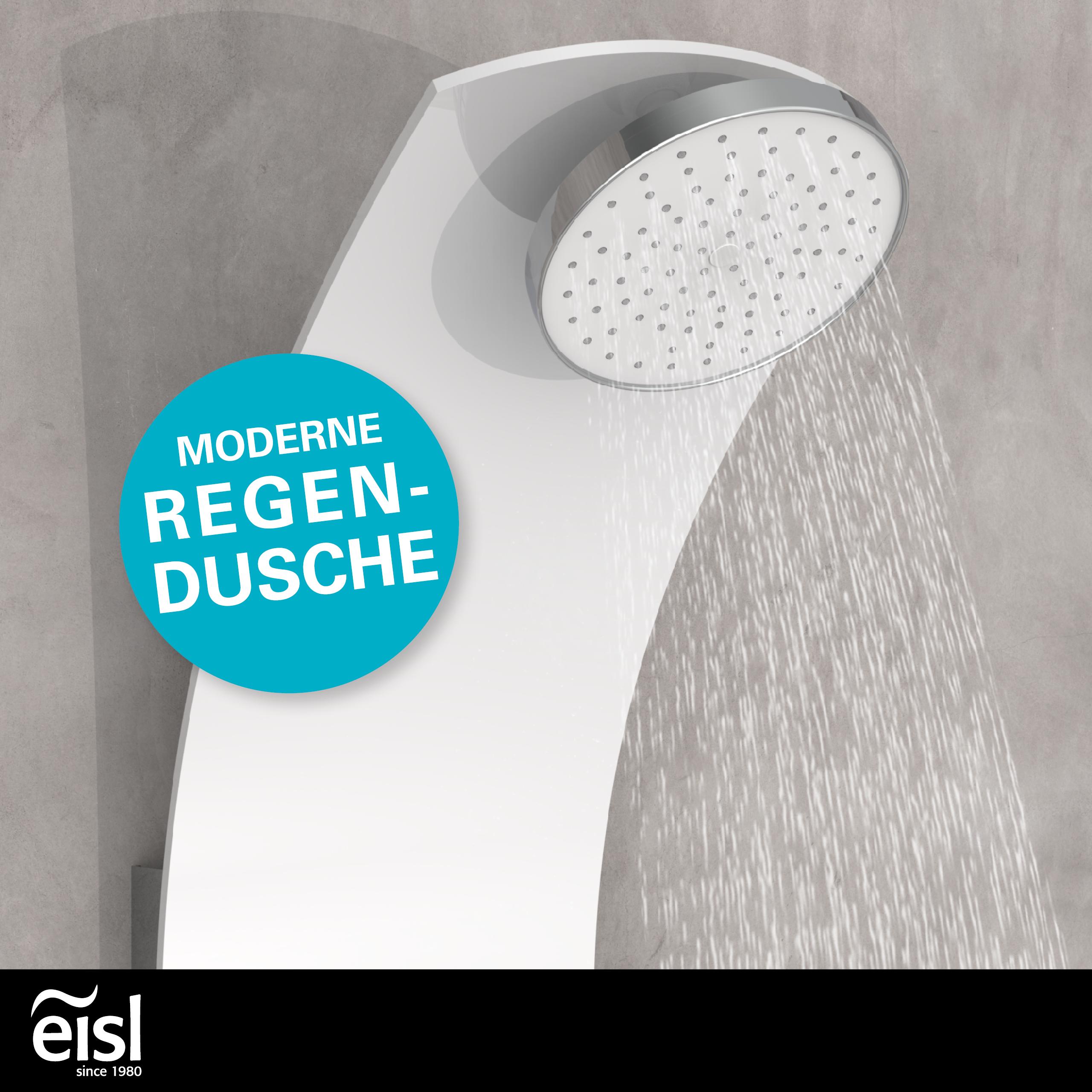 EISL Duschpaneel KARIBIK, Wellnessdusche aus Sicherheitsglas Weiß