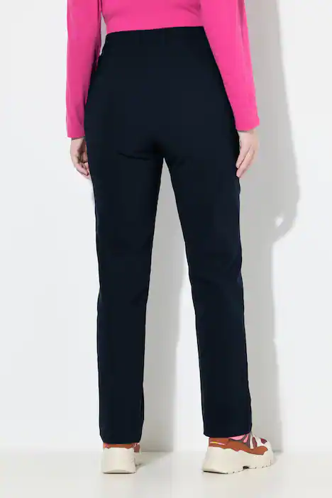 Bengalinhose Mony, konisches Bein, Zipptaschen, marine
