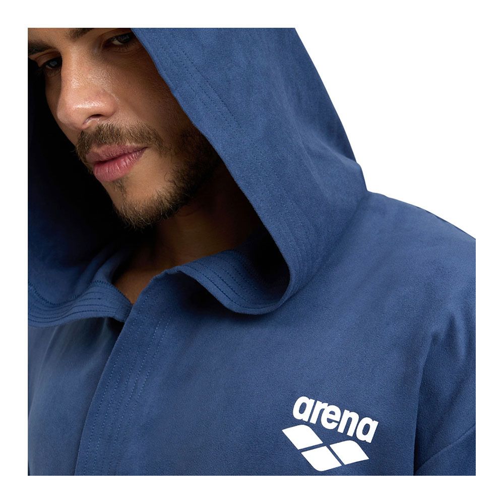Arena ZEAL PLUS - Peignoir navy/white