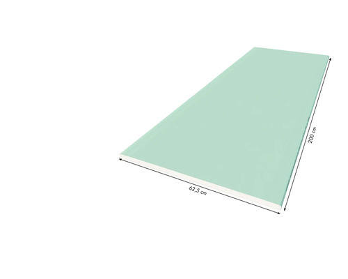 Knauf massieve bouwplaat, multifunctionele plaat GKFI geïmpregneerd, 2000 x 625 x 20 mm