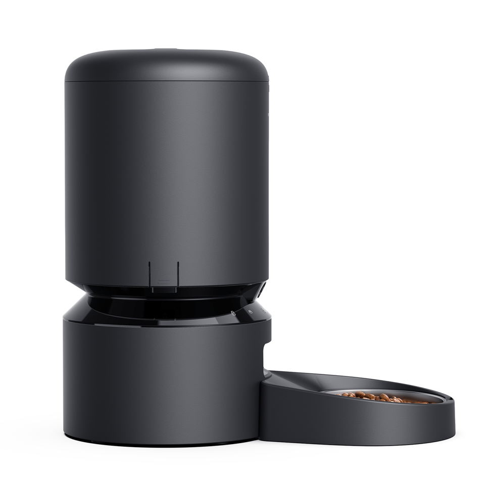 PetLibro - Automatic Cat Black Feeder with Camera