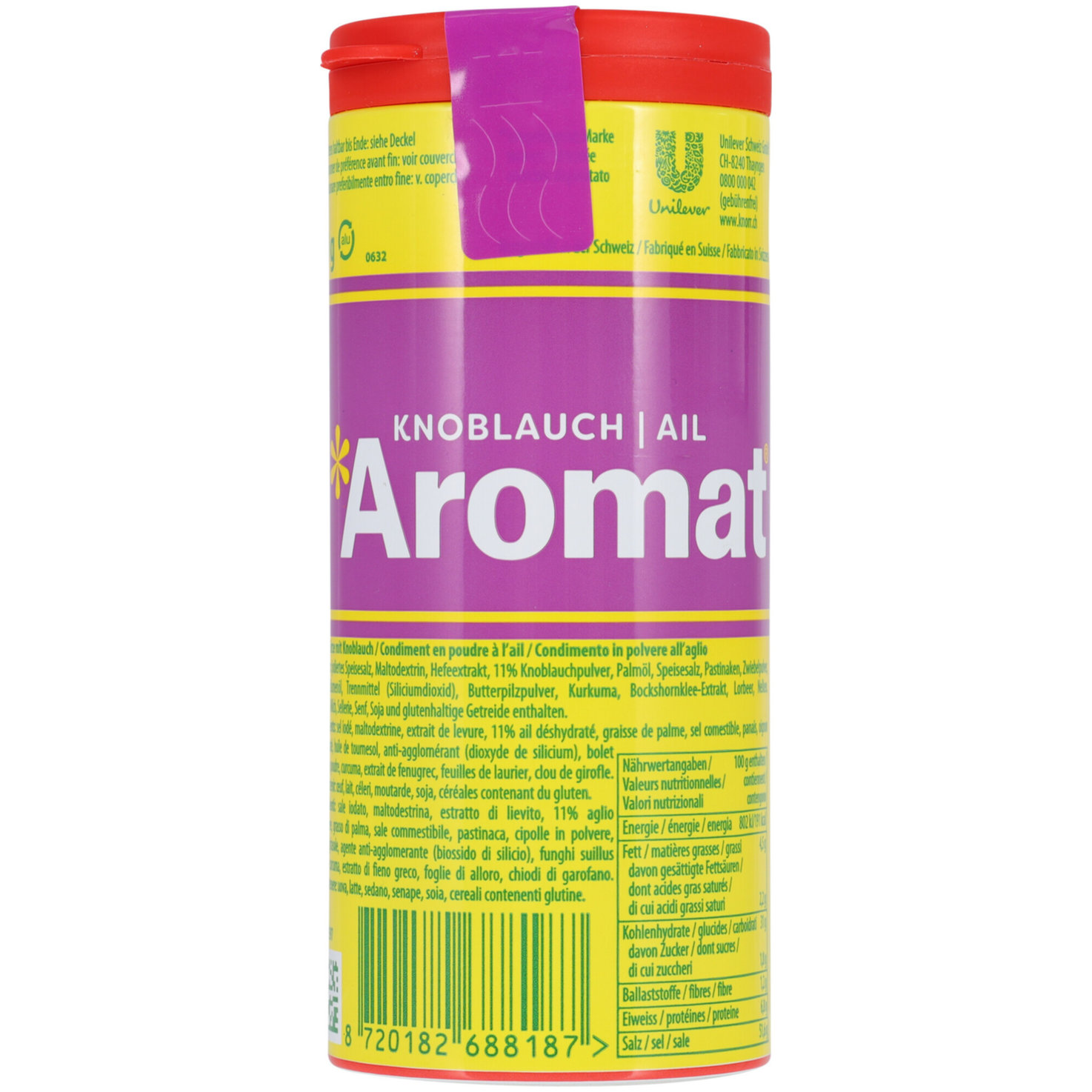 Knorr Aromat Streuwürze Knoblauch Streudose 90 g