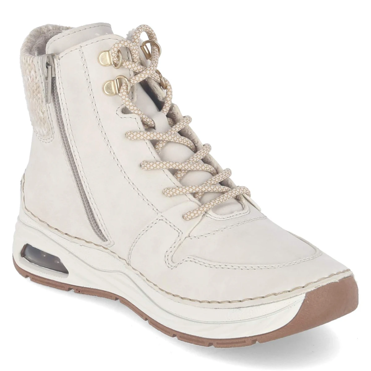 RiekerSchnürstiefeletten - BEIGE