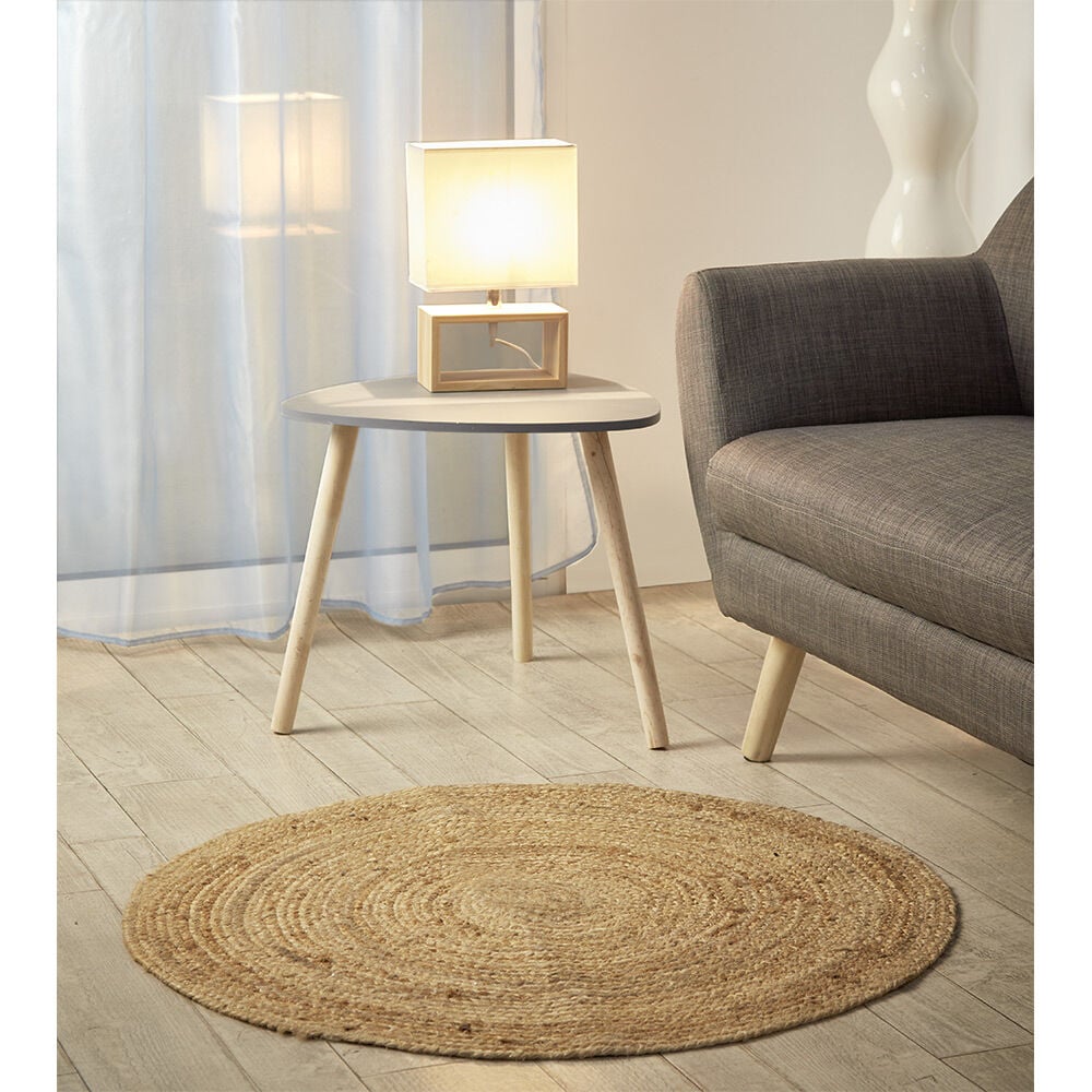 Tapis rond jute naturel Ø90cm