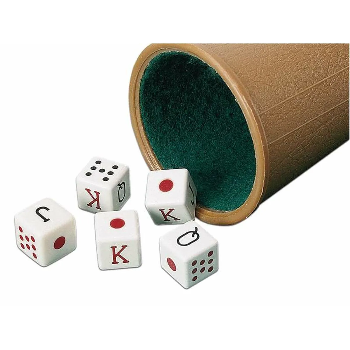Gobelet Cayro avec Dés de Poker