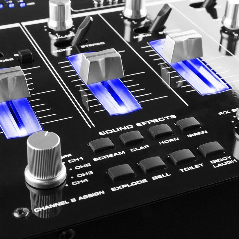 Vonyx STM-3007 6-Kanaals Mixer SD/USB/MP3/LED/Bluetooth 19 inch