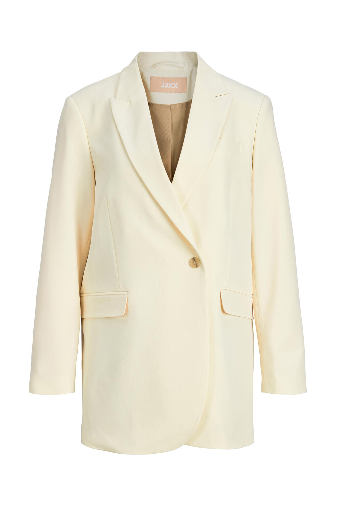 Blazer regular de abotoamento duplo