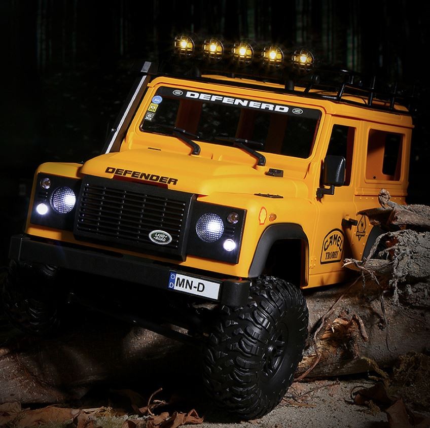 JJRC - Land Rover Camel Fjernstyret Bil - Gul