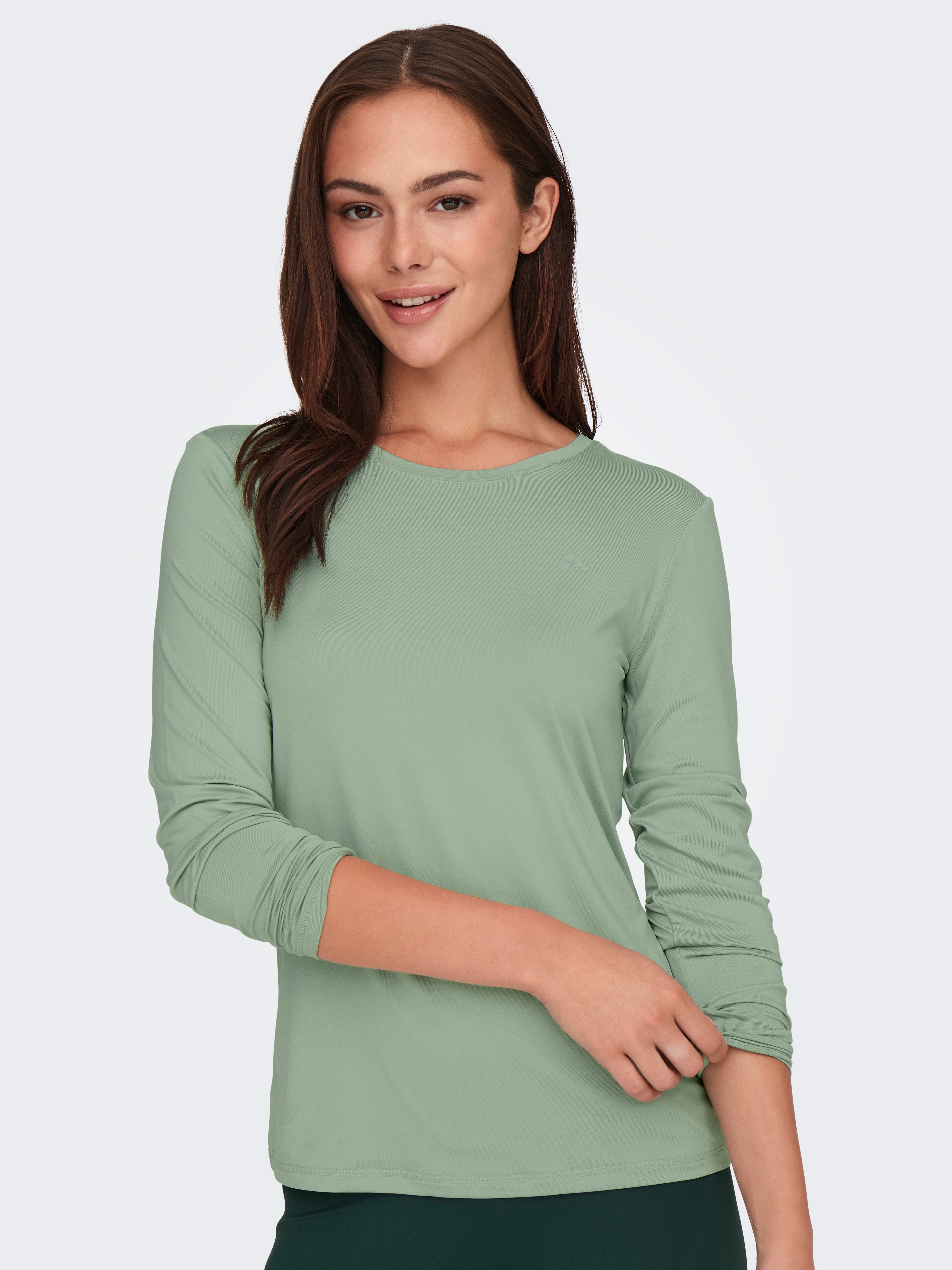 ONPCARMEN Top Aqua Gray