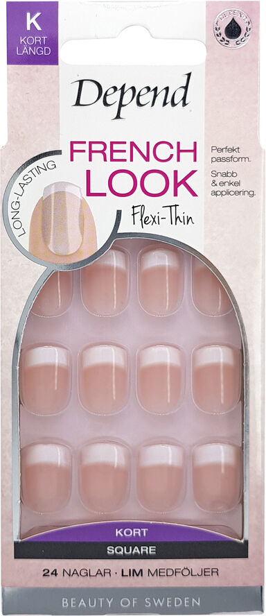 Depend French Look Rosa Kort SQ