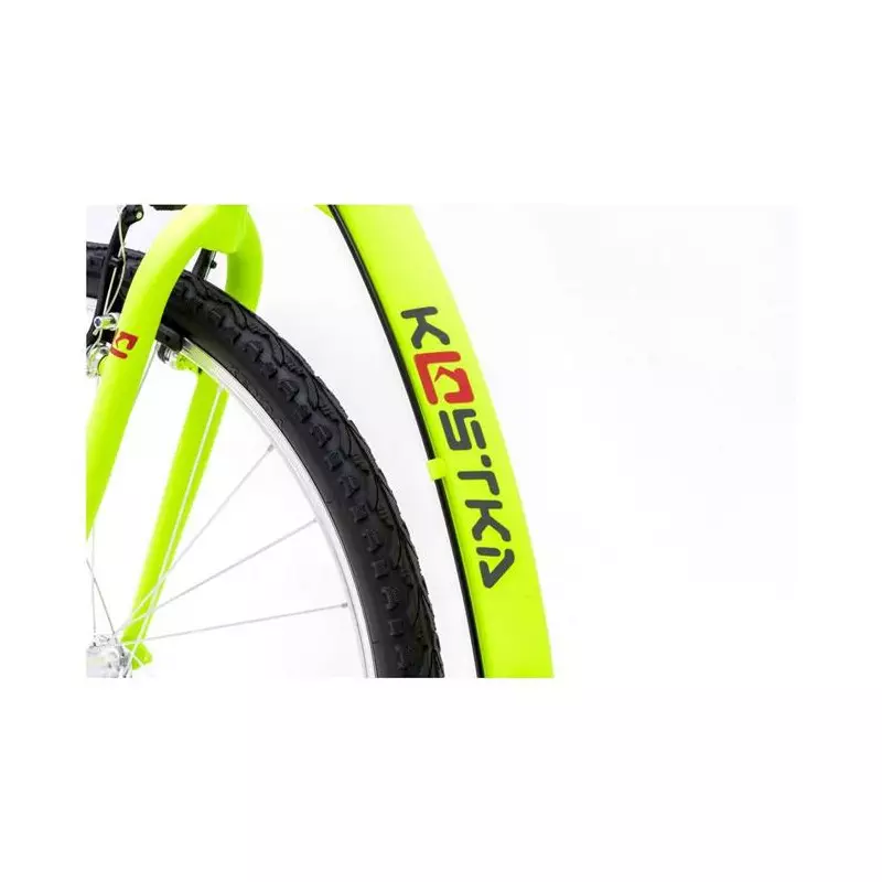 Footbike KOSTKA TOUR FUN (G5) - Fluorescent yellow