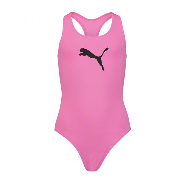 Puma Fato de Banho Racerback Opera Mauve 5-6 Anos