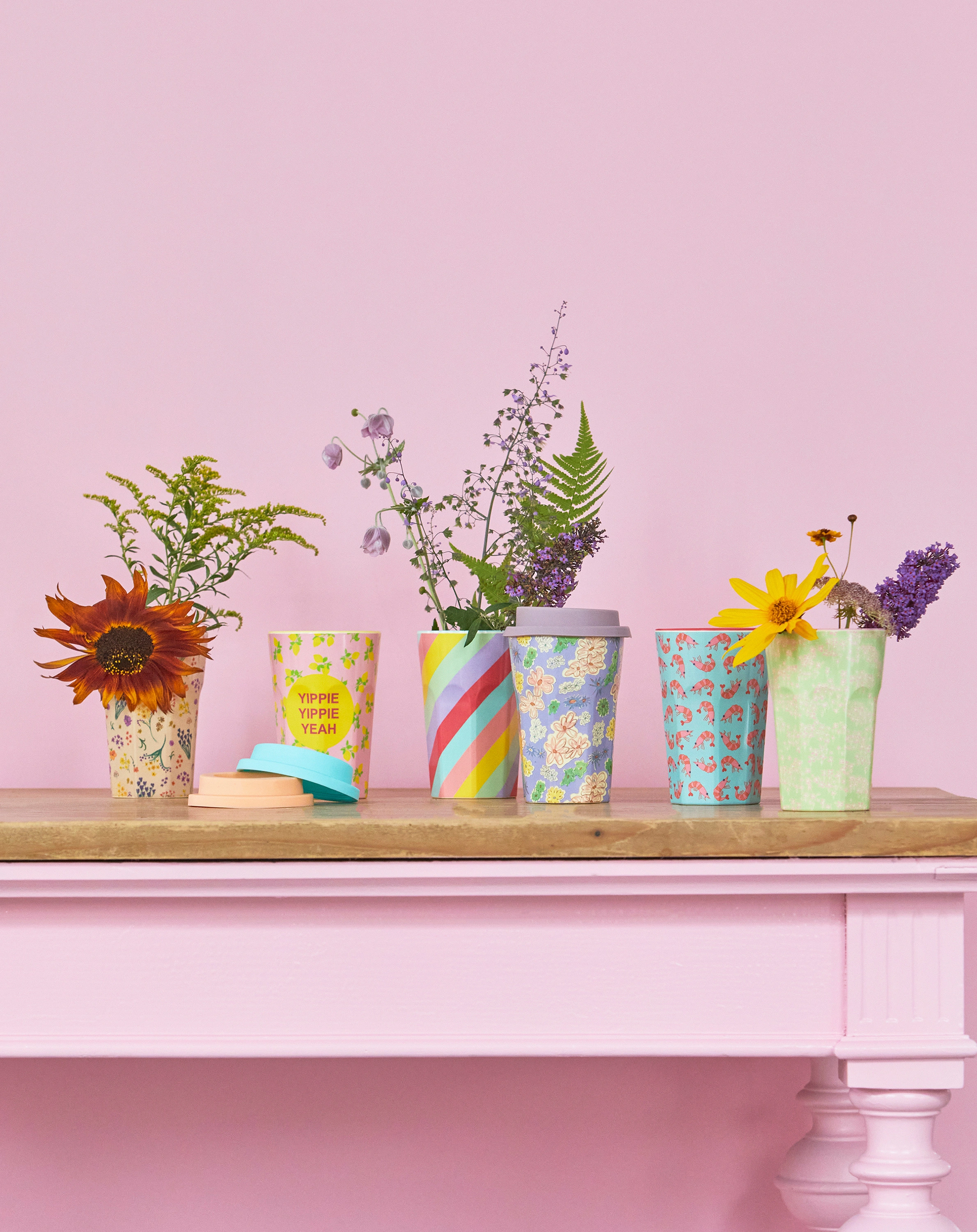 Melamin-Becher SUMMER RUSH - TALL in bunt