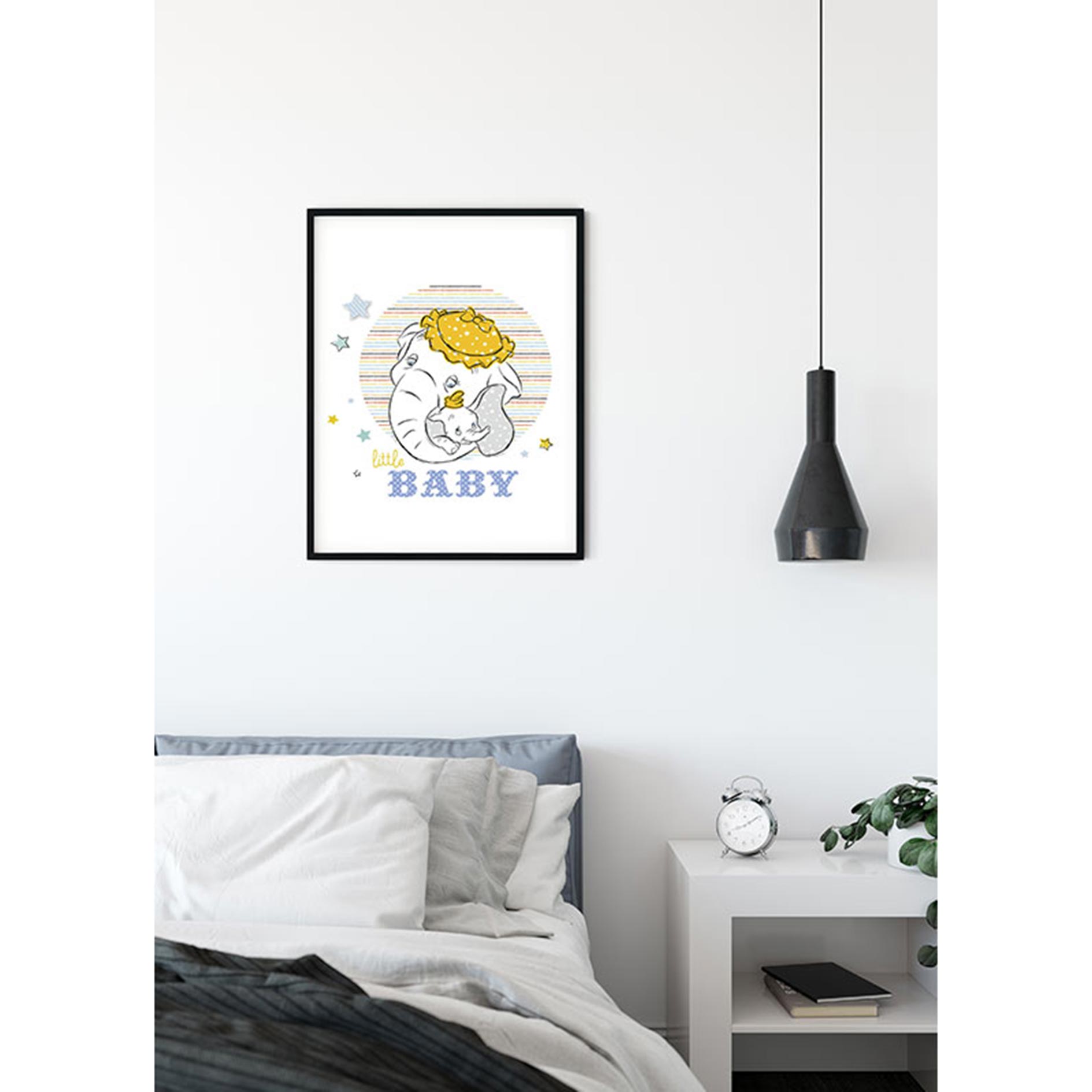Wandbild DUMBO LITTLE BABY - bunt - 50x70 cm