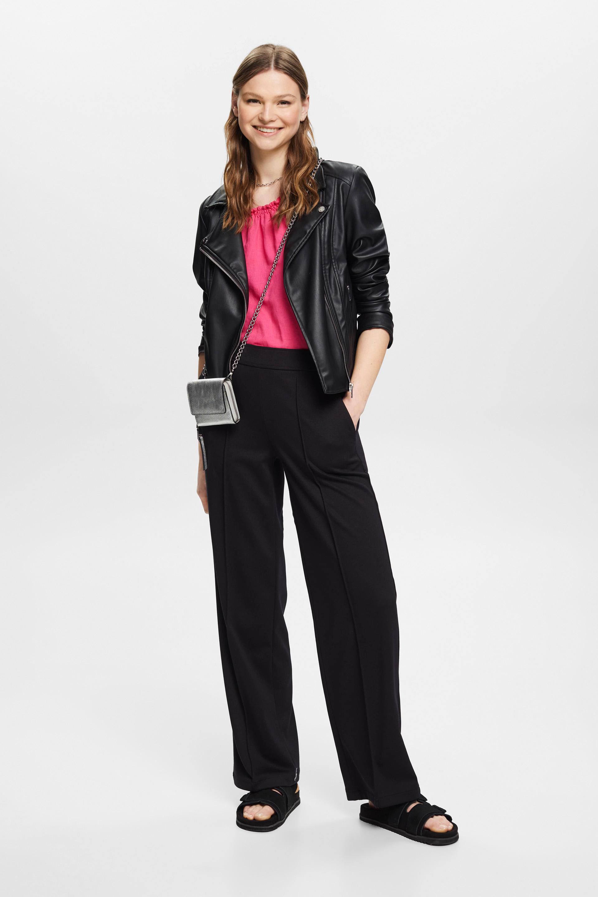 Blouse sans manches en lin mélangé