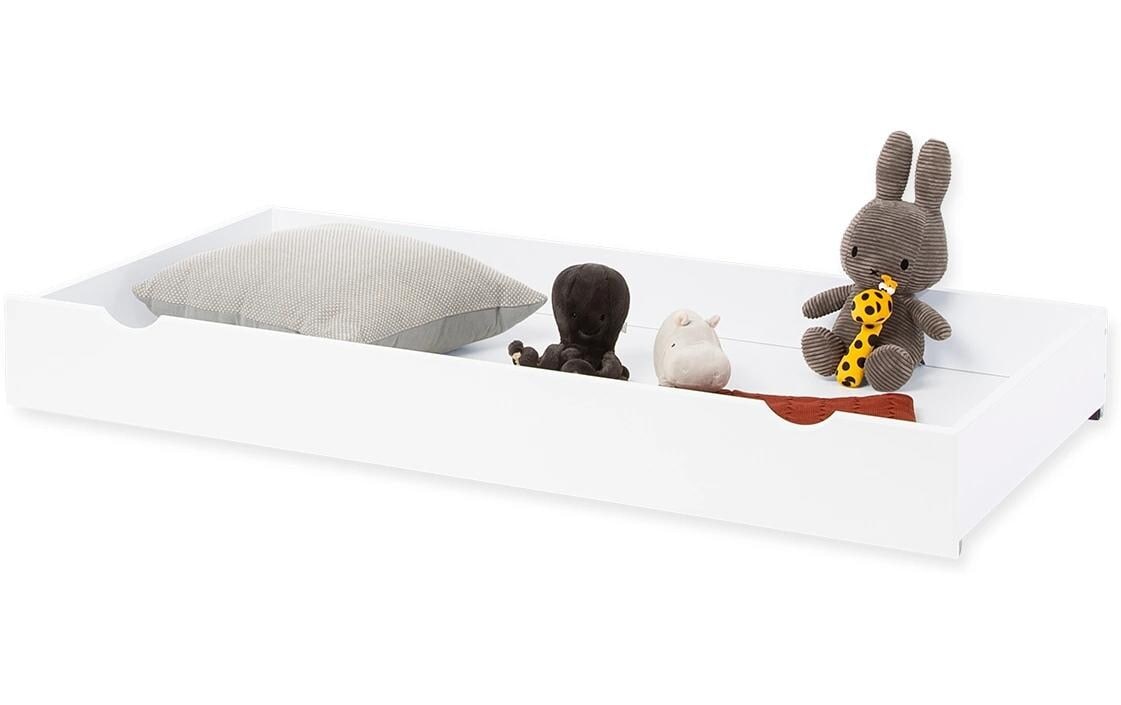 Pinolino® Bettschubkasten »Malte« Teilmassiv: Kiefer, weiss lackiert