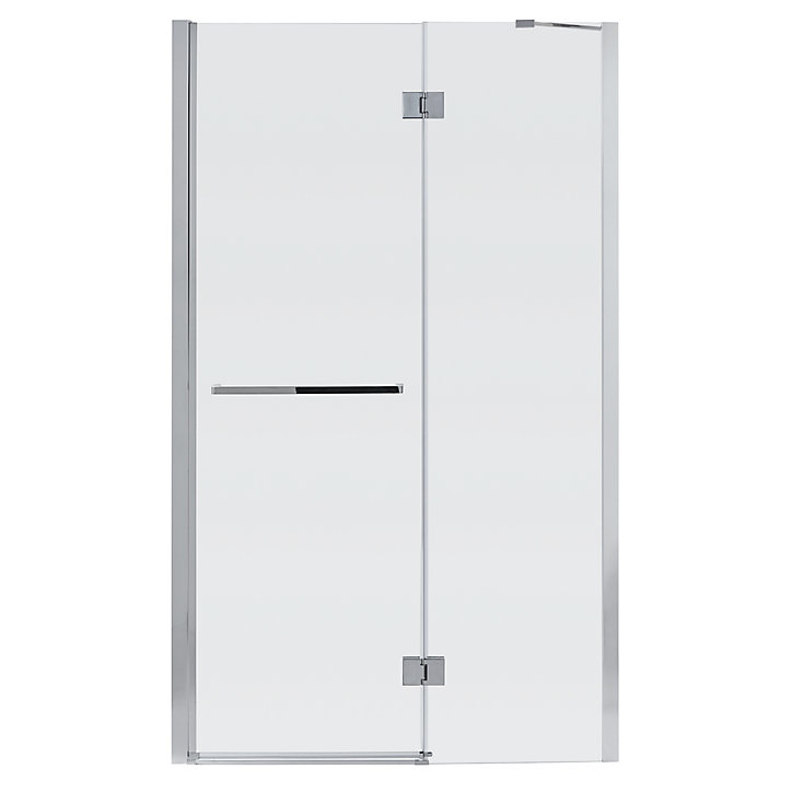 Porte de douche semi pivotante GoodHome Naya transparent 100 cm