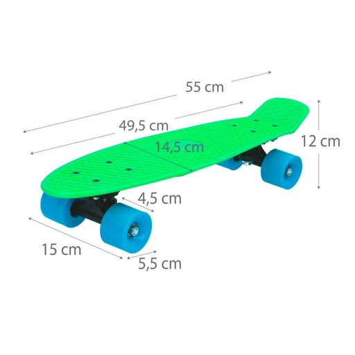 Monopatín Con Ruedas Cbgames Pvc 55 Cm