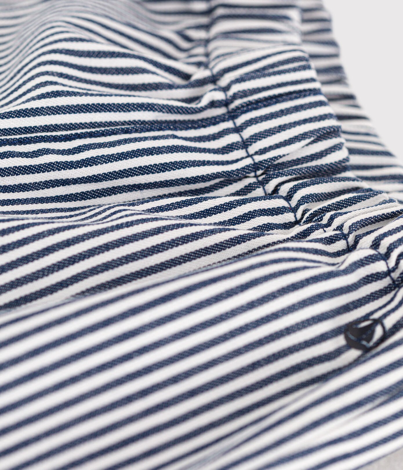 Pantalon bébé en toile rayée