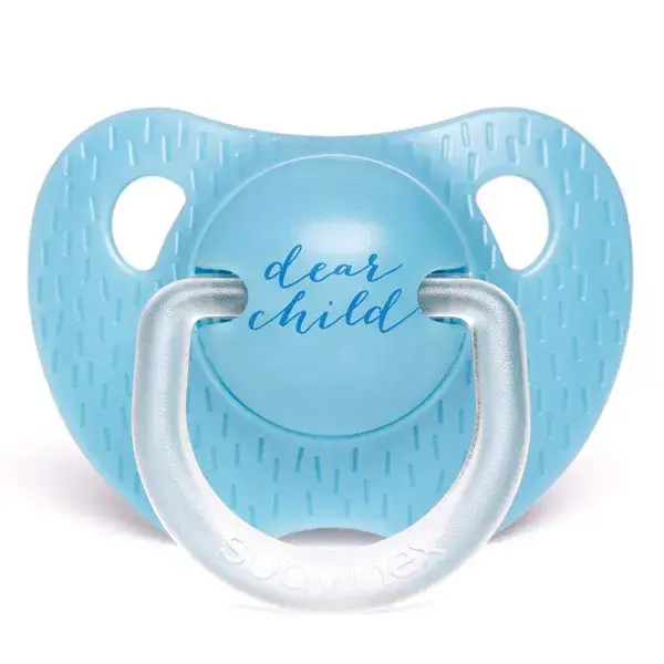 Chupeta de silicone Suavinex Meaningful Life Physio, azul, 6-18 meses