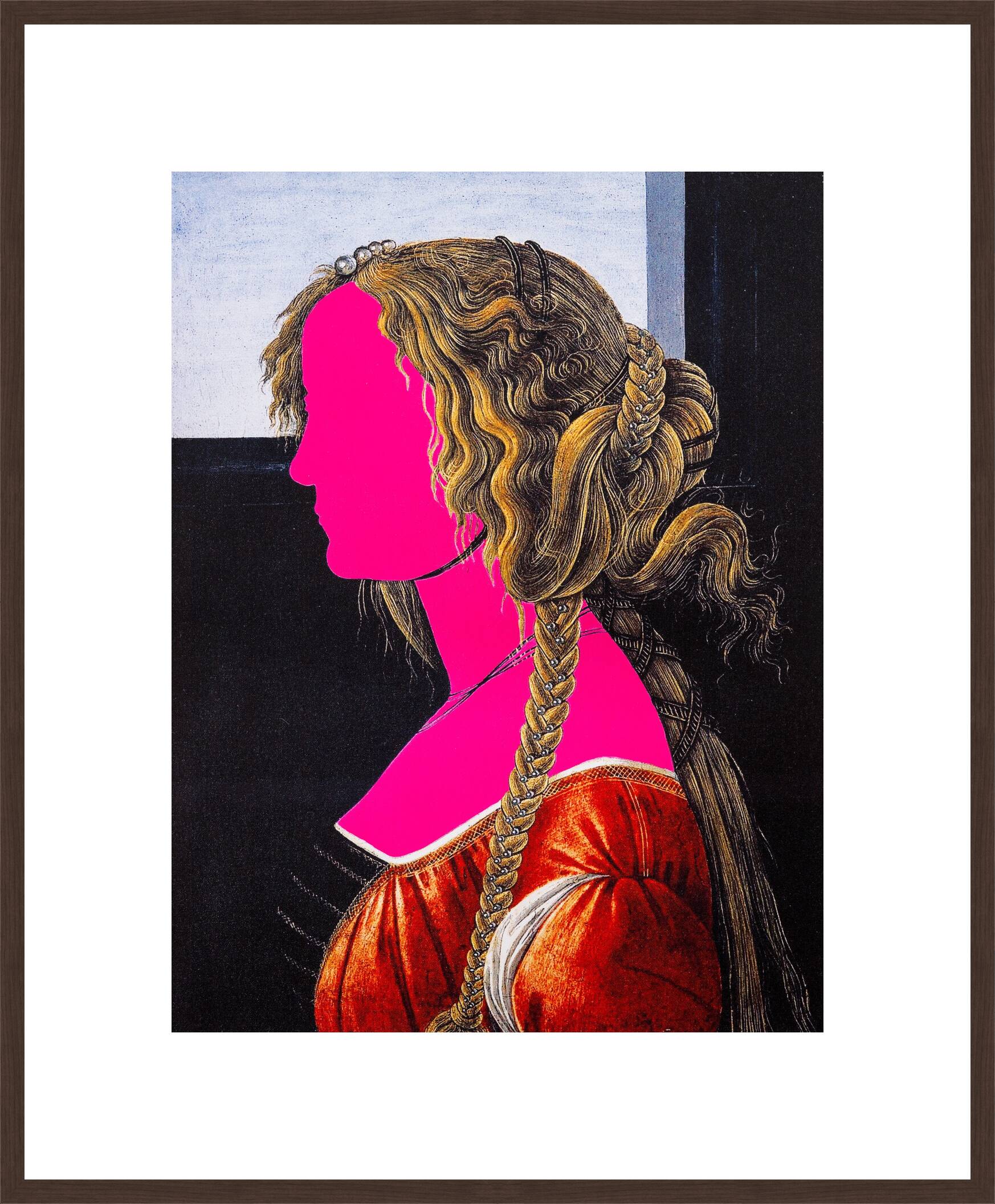 Pink Portrait by Gazi Sansoy - Limited Edition. Edition of: 100. Signed.
