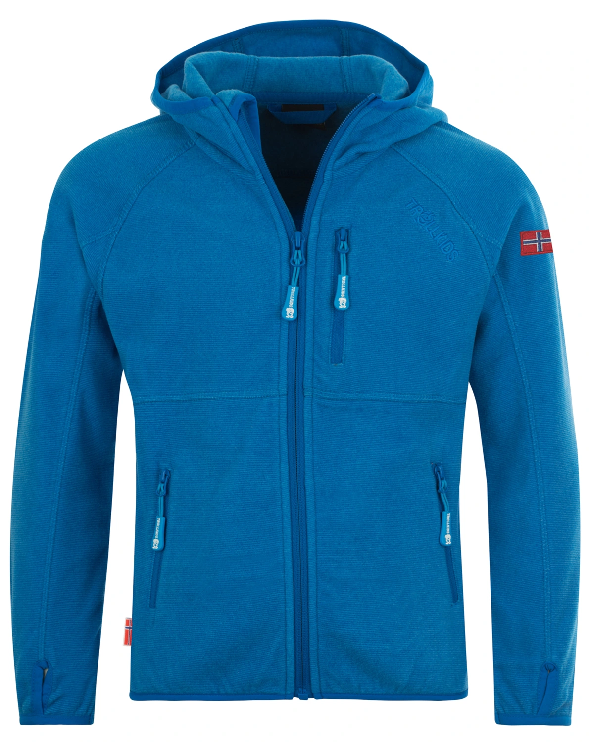 Fleece-Jacke SANDEFJORD in med blue