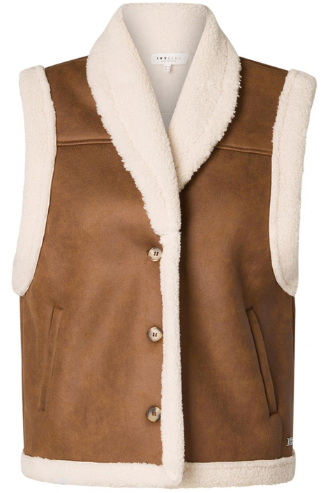 Ivy Beau bruine dames gilet