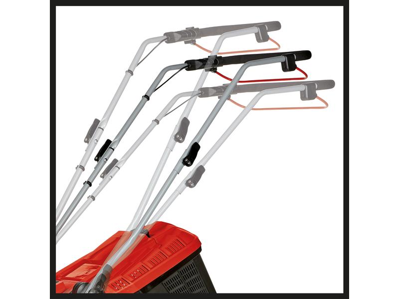 Einhell Akku-Rasenmäher GE-CM 36/36 Li (2 x 4.0 Ah) Rasenmäher mit zwei Akkus und zwei Ladegeräten