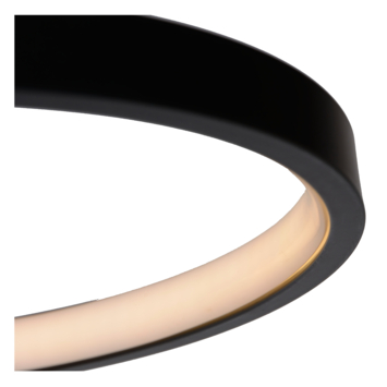 Lucide MAXENCE plafonnière Ø 46 cm LED dimb. 3000K 3 StepDim Zwart