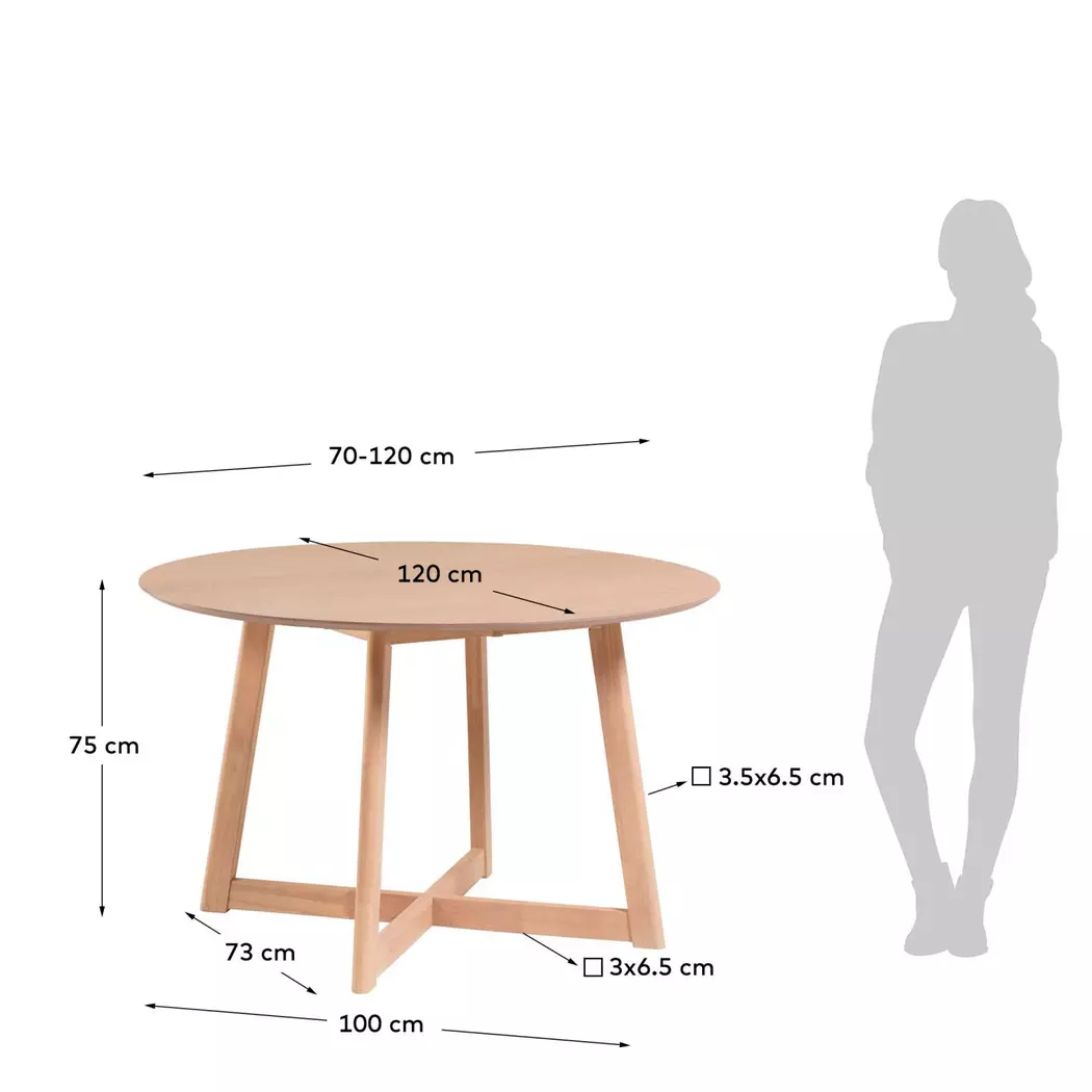 Esstisch Maryse Ø 70 cm
