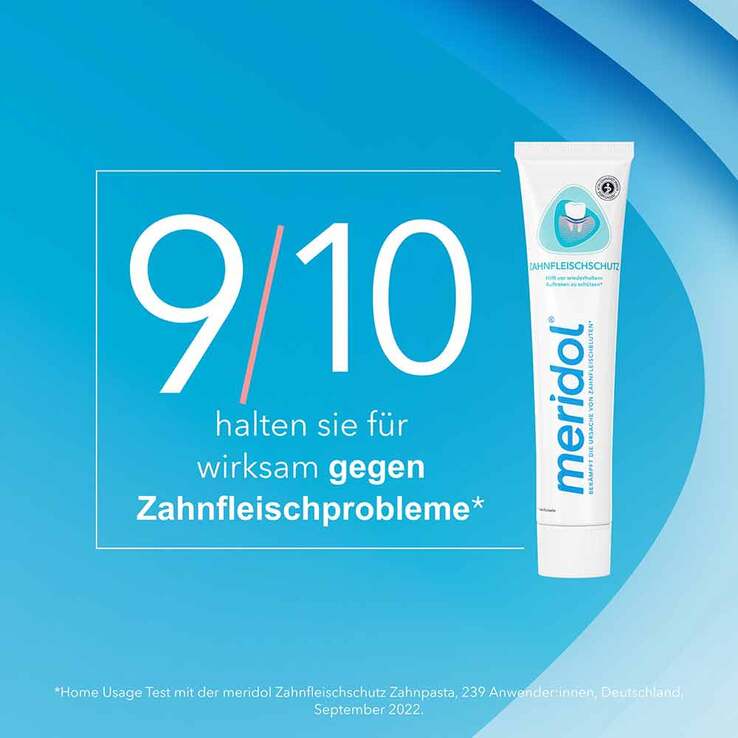 Meridol Zahnpasta mit Faltschachtel, 75 ml