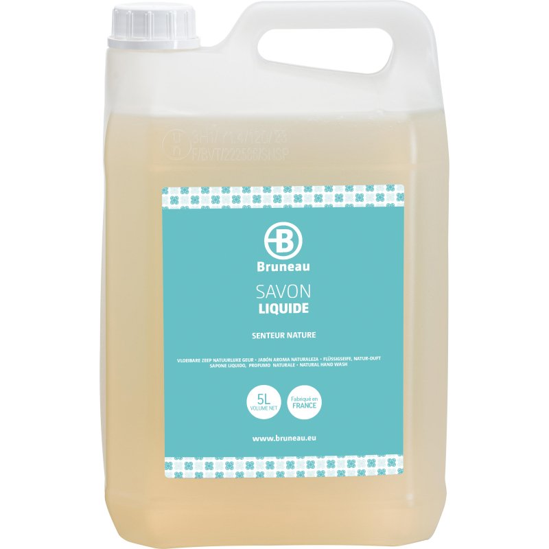 Savon liquide Bruneau Nature - Bidon de 5 L