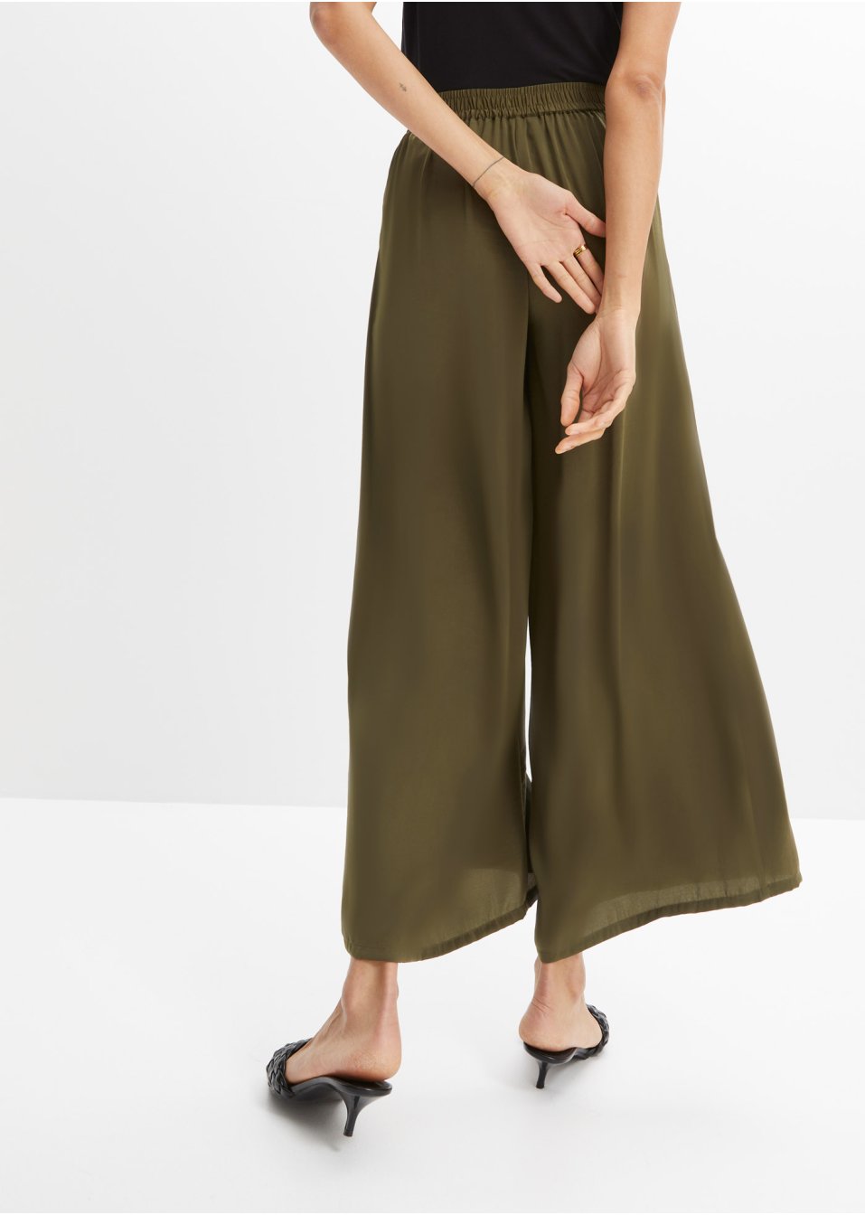 Jupe-culotte en satin