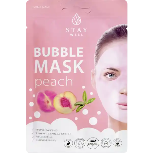 Deep Cleansing Bubble Mask - Peach