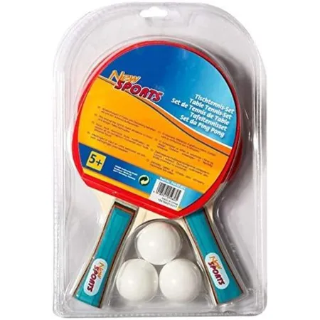 New Sports Tischtennis Set, 2 Schläger+3 Bälle