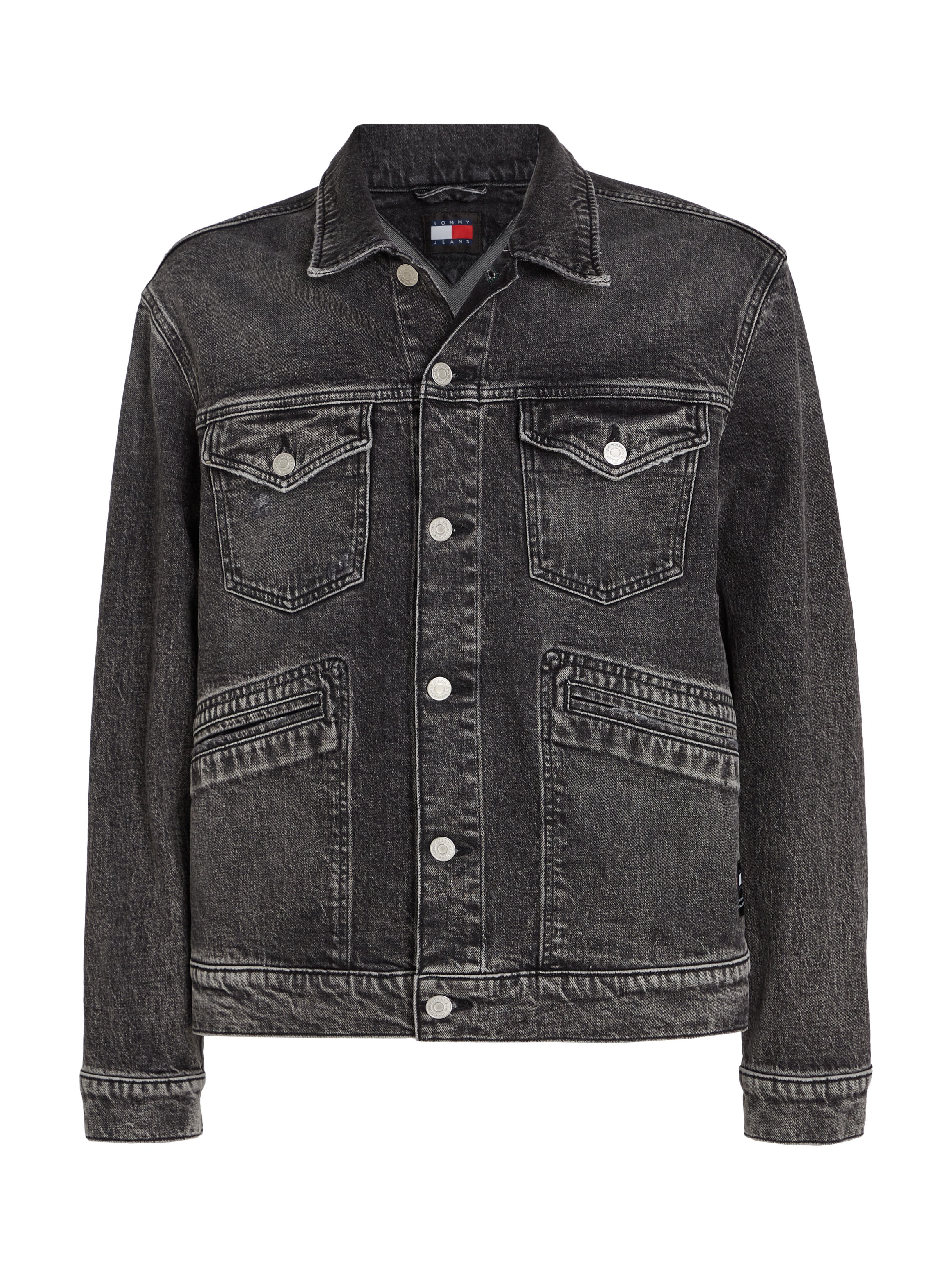 Tommy Jeans Jeansjacke »ISAAC DENIM TRUCKER CH6187« mit Logoprägung