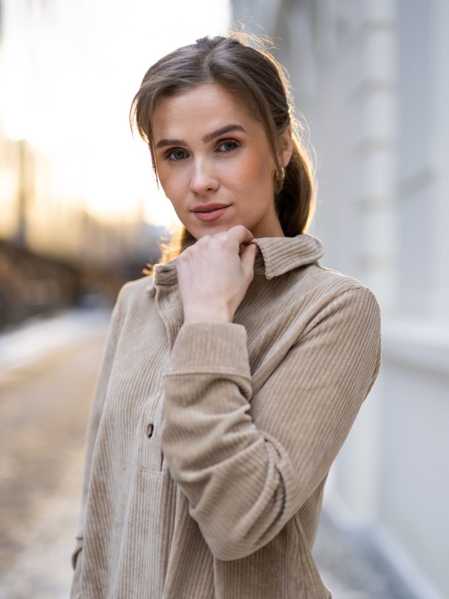 Ane Florina Long Sleeve Dress