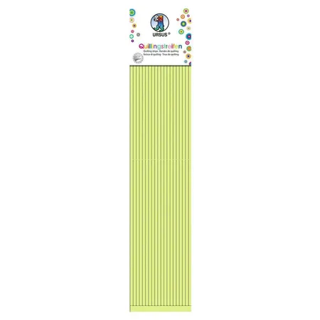 URSUS Quillingstreifen Grün, 360 Streifen, ca. 5 mm x 47,5 cm