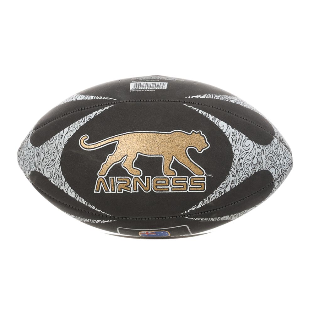 Airness Ballon de Rugby Noir Airness Mini New Zealand